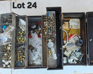 Lot 24 Toolbox and contents