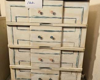 Lot 162 Painted rustic dresser
