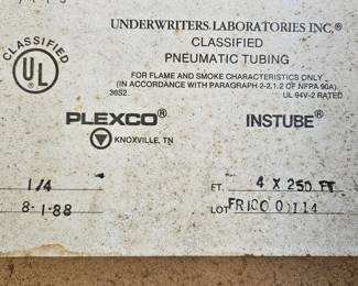 Lot 59 pneumatic tubing detail