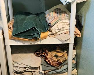 Lot 167 Linens and stand