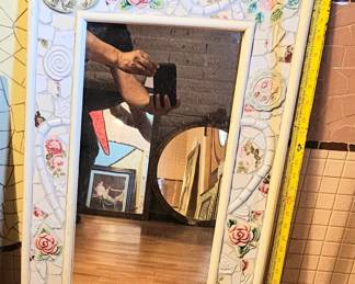 Lot 136 Decorative mirror