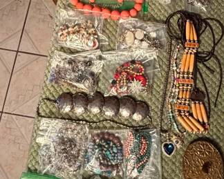 Lot 204 Costume jewelry