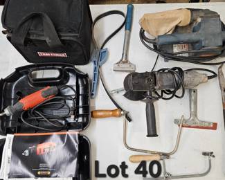 Lot 40 Assorted Power Tools