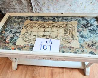 Lot 107 Vintage coffee table