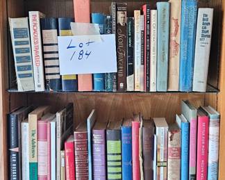 Lot 184 books not shelves
