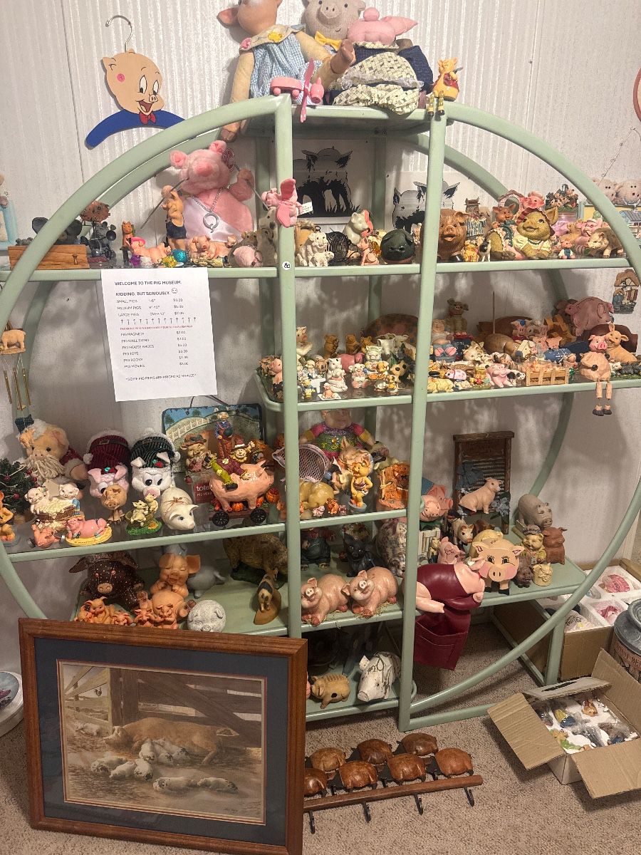 Antique pigs/ collector pigs