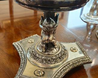 Comport base. Glass top missing