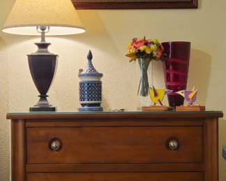 One oOne of the G. Harvey prints and one of a pair of chests