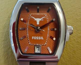 Ladies Fossil watch with UT logo