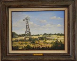 Oil on canvas signed Hullum