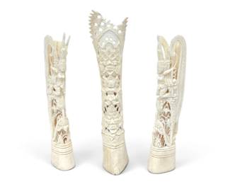 Balinese carved bone totems