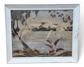 Hollywood regency framed print