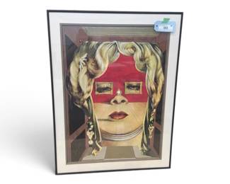 Salvidor Dali Mae West print