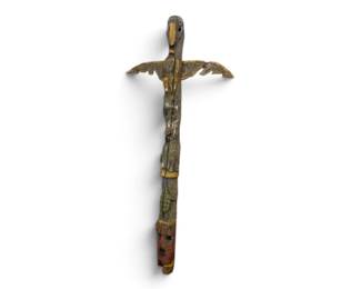 wood totem poll