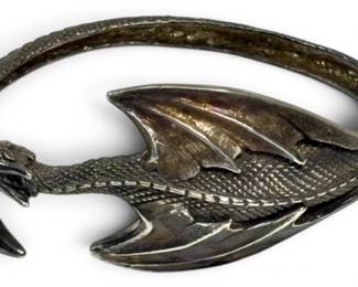 Sterling Silver Dragon Bracelet