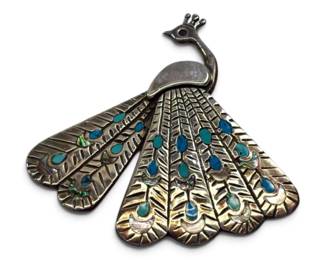 Sterling Silver Mexican taxco brooch