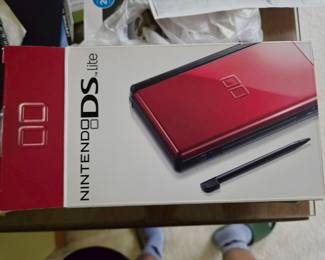 Nintendo DS Lite Crimson Handheld System - Red/Black