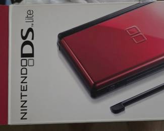 Nintendo DS Lite Crimson Handheld System - Red/Black