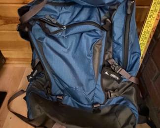 blue and gray Gregory Deva 60 women's backpacking