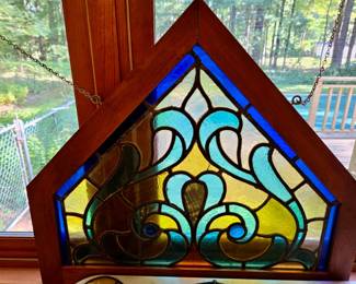 Arched stained glass