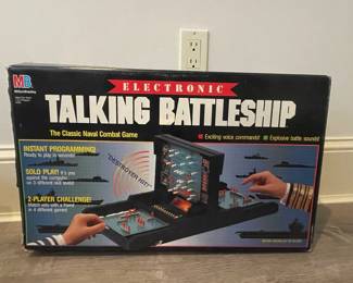 Milton Bradley Electronic Talking Battleship Vtg