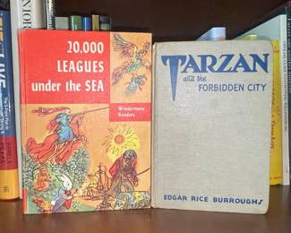 20,000 Leagues Under the Sea and Tarzan and the Forbidden City by Edgar Rice Burroughs (1938 Edition)