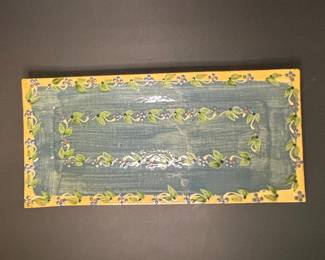 Hand-Painted Italian Ceramic Serving Platter