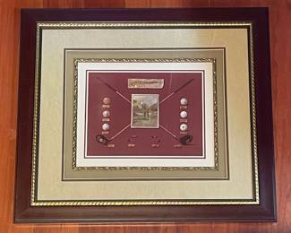 Vintage Golf Memorabilia Framed Print