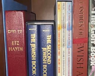 Collection of Judaica Books