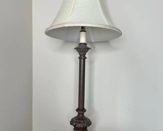 Vintage Corinthian Column Table Lamp