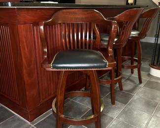 SJ Products Swivel Bar Stools