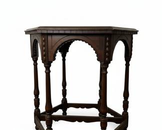 Victorian Aesthetic Movement Octagonal Side Table