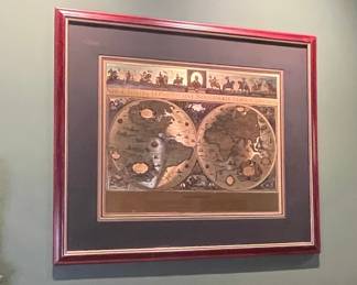Nova Totius Terrarum Sive Novi Orbis Tabula Map Print