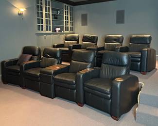 Leather Home Theater Seating