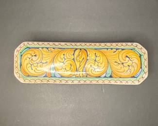 Sica Castelli Majolica Tray