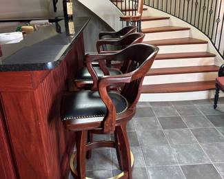 SJ Products Swivel Bar Stools