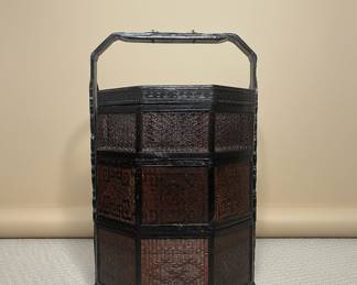 Vintage Chinese Tiered Wedding Basket