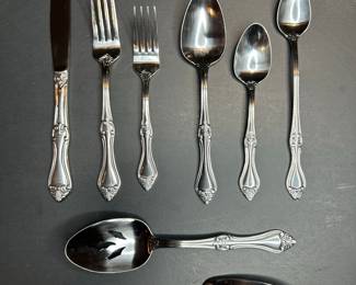 Lifetime Cutlery Stainless Flatware - Chateau Pattern