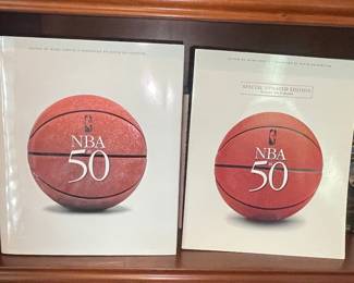 NBA at 50 Commemorative Hardcover & Paperback Books