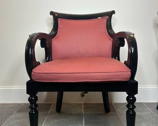 Lambert Ebonized Armchair