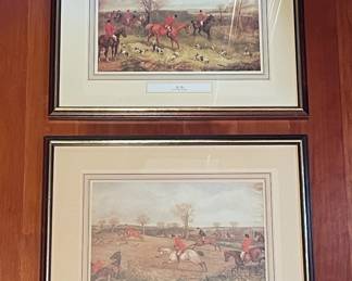 Henry Alken Fox Hunting Prints - 'Full Cry' and 'The Find'