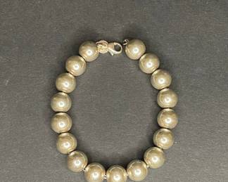 Tiffany & Co. Sterling Silver Ball Bracelet