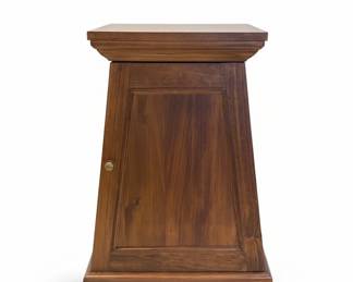 Vintage Tapered Pedestal Cabinet