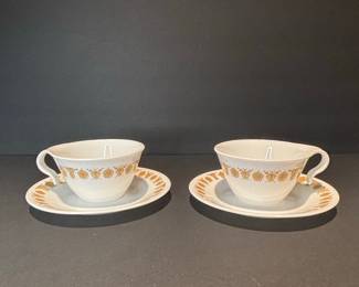 Corelle Butterfly Gold Cup and Saucer