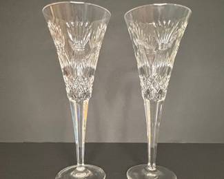 Waterford Crystal Millennium Collection Prosperity Champagne Flutes