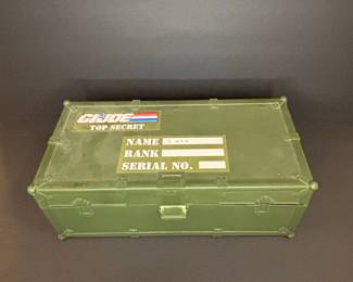 Vintage G.I. Joe Footlocker with Inner Tray