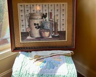 Framed Country Still-Life Print