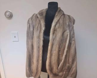 Vintage Mink Stole Cape