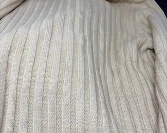 NWT Club Room Mens Cable Knit Sweaters 2 Size Large Tan Crewneck