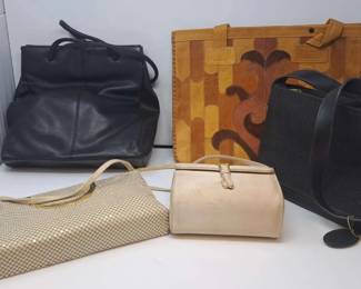 Lot Of 5 Handbags